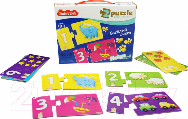 Изображение товара Развивающий игровой набор Baby Toys Веселый счет / 02513