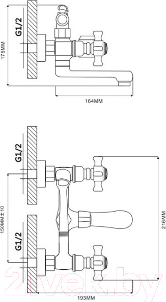 Изображение товара Смеситель Ekko by Maxonor MN3024