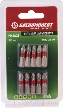 Изображение товара Набор бит Боекомплект BPH2-25-10 (10шт)
