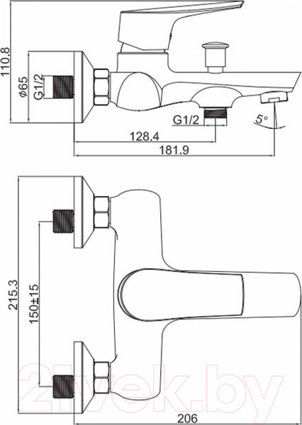 Изображение товара Смеситель Maxonor Pure Life MN3273