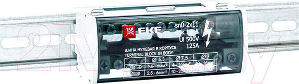 Изображение товара Шина нулевая в корпусе EKF Sn0-2x11