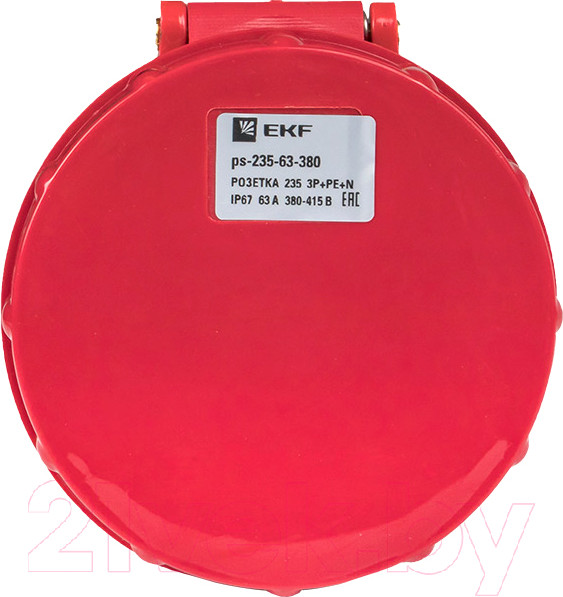 Изображение товара Розетка силовая EKF Ps-235-63-380