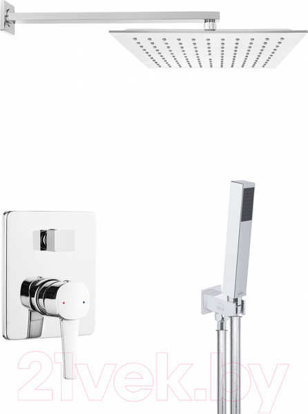 Изображение товара Душевая система со смесителем Invena BS-02-0K1-V (хром)