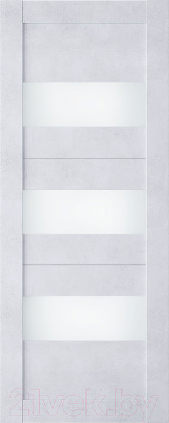 Изображение товара Дверь межкомнатная Bafa Техно лайт 3 80x200 (бетон снежный/сатин)