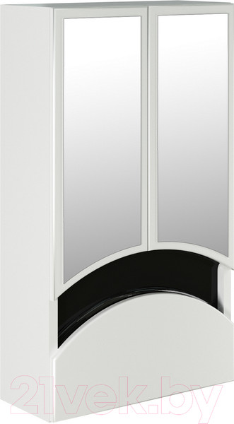 Изображение товара Шкаф с зеркалом для ванной Mixline Радуга 46 522476 (черный)