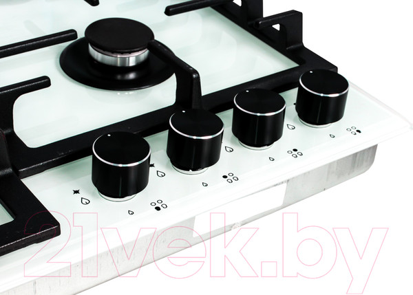 Изображение товара Газовая варочная панель Exiteq EXH-204 (белый)