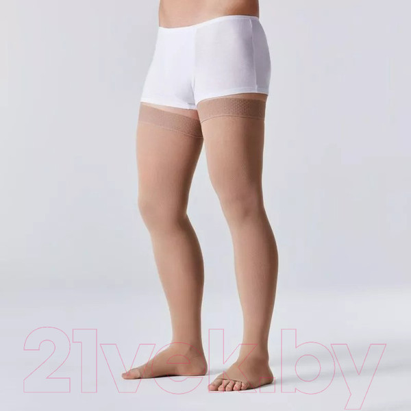 Изображение товара Чулки компрессионные Venoteks 1P280 стандарт 1 кл.к. (р.2, бежевый)