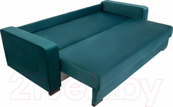Изображение товара Диван KRONES Цезарь 2 (велюр насыщенный сине-зеленый)