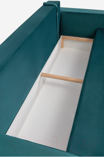 Изображение товара Диван KRONES Цезарь 2 (велюр насыщенный сине-зеленый)