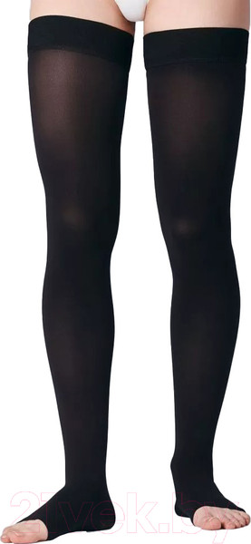 Изображение товара Чулки компрессионные Venoteks 2P280 стандарт 2 кл.к.  (р.3, черный)