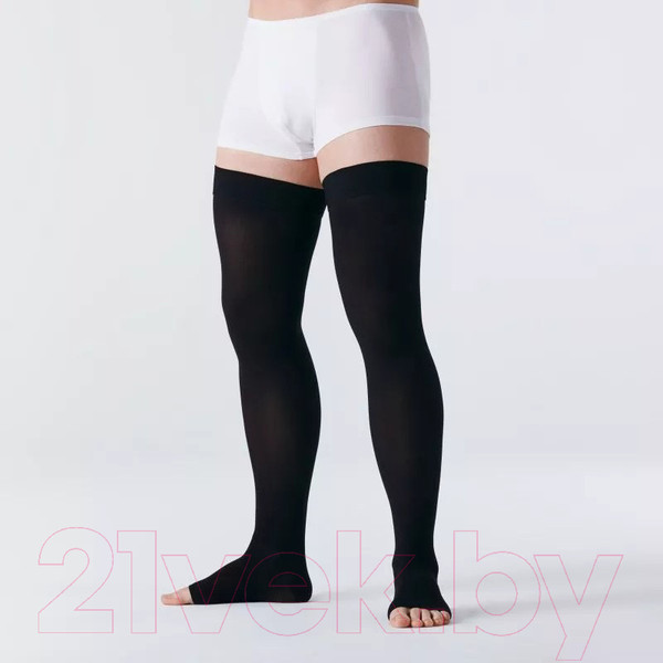 Изображение товара Чулки компрессионные Venoteks 2P280 стандарт 2 кл.к. (р.5, черный)