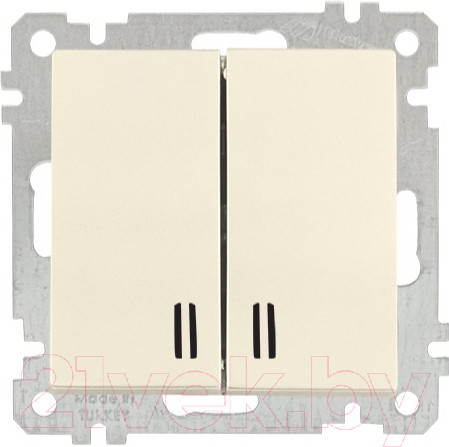 Изображение товара Выключатель Mutlusan 2100 426 0102 (слоновая кость)