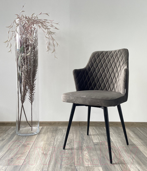 Изображение товара Стул M-City Herman 360 град. / 461MC04746 (графит 14 велюр/черный)