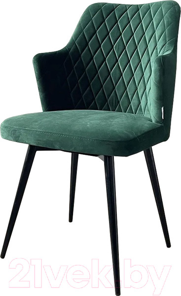 Изображение товара Стул M-City Herman 360 град. / 461MC04748 (зеленый 19 велюр/черный)