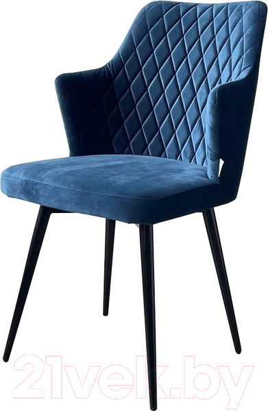 Изображение товара Стул M-City Herman 360 град. / 461MC04749 (синий 29 велюр/черный)