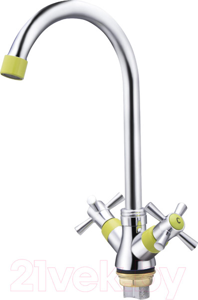 Изображение товара Смеситель Ekko E49118-6 (салатовый)