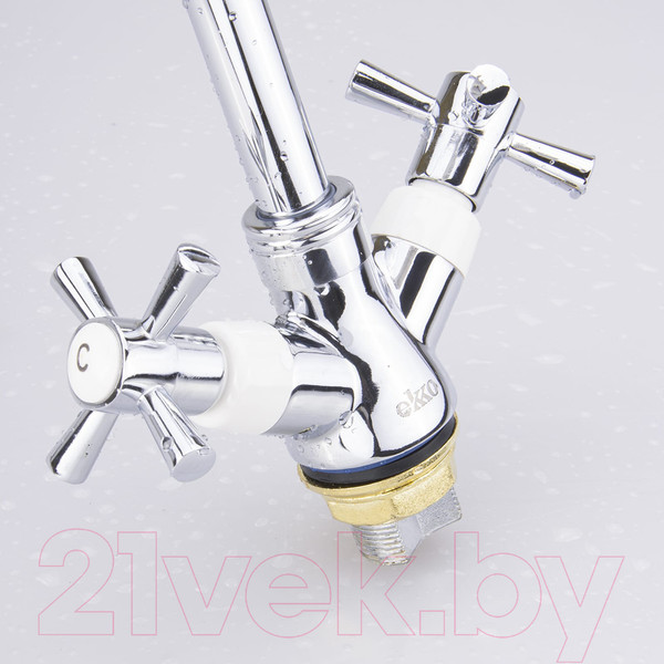 Изображение товара Смеситель Ekko E49118-7 (белый)
