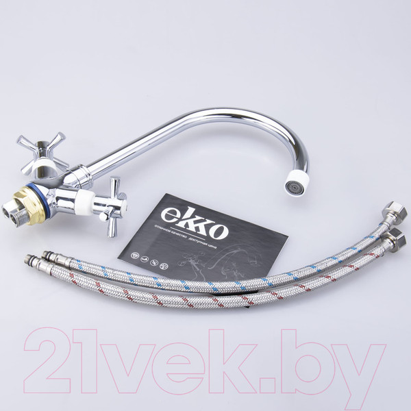 Изображение товара Смеситель Ekko E49118-7 (белый)