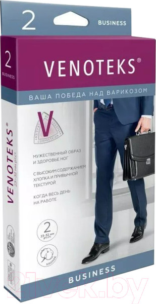 Изображение товара Гольфы компрессионные Venoteks 2C154 2 кл.к. (р.XL, бежевый)