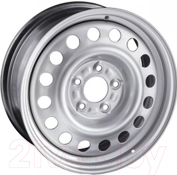 Изображение товара Штампованный диск Trebl 9045T 16x6.5" 5x110мм DIA 65.1мм ET 37мм Silver