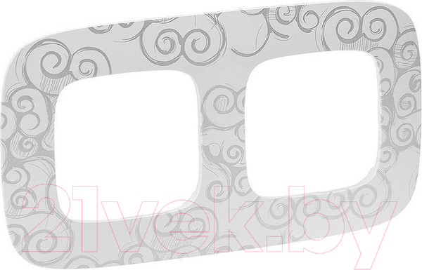 Изображение товара Рамка для выключателей и розеток Legrand Valena Allure 754342 (нарцисс/хром)