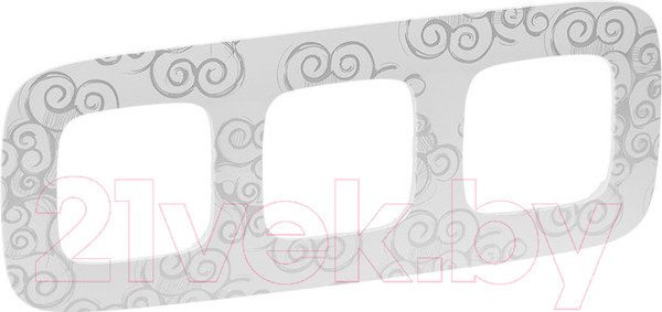 Изображение товара Рамка для выключателей и розеток Legrand Valena Allure 754343 (нарцисс/хром)