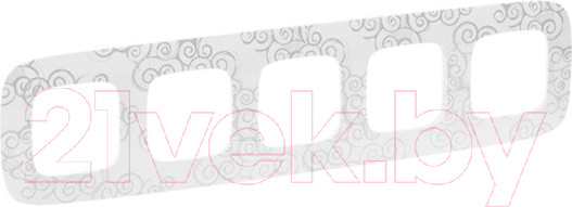 Изображение товара Рамка для выключателей и розеток Legrand Valena Allure 754345 (нарцисс/хром)