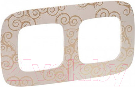 Изображение товара Рамка для выключателей и розеток Legrand Valena Allure 754352 (нарцисс/золото)