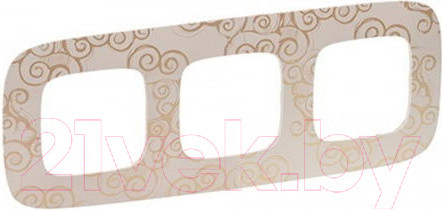 Изображение товара Рамка для выключателей и розеток Legrand Valena Allure 754353 (нарцисс/золото)