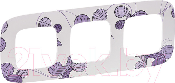 Изображение товара Рамка для выключателей и розеток Legrand Valena Allure 754363 (флора)