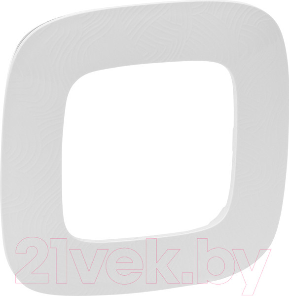 Изображение товара Рамка для выключателей и розеток Legrand Valena Allure 754371 (тиснение, белый)