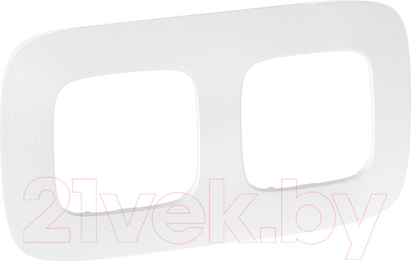 Изображение товара Рамка для выключателей и розеток Legrand Valena Allure 754372 (тиснение, белый)