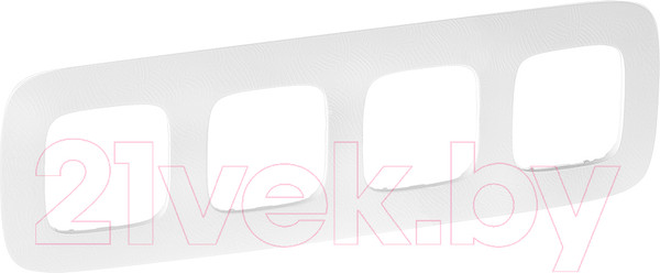 Изображение товара Рамка для выключателей и розеток Legrand Valena Allure 754374 (тиснение, белый)