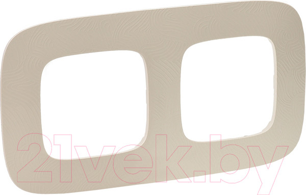 Изображение товара Рамка для выключателей и розеток Legrand Valena Allure 754382 (тиснение, бежевый)