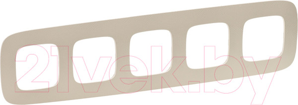 Изображение товара Рамка для выключателей и розеток Legrand Valena Allure 754385 (тиснение, бежевый)