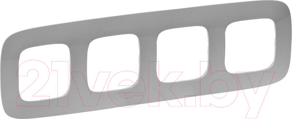 Изображение товара Рамка для выключателей и розеток Legrand Valena Allure 754394 (алюминий)
