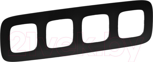 Изображение товара Рамка для выключателей и розеток Legrand Valena Allure 754404 (матовый черный)