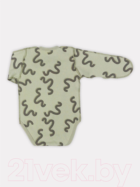 Изображение товара Боди для малышей Rant Hugs And Kisses / HK_PG67-56 (Pattern Green, р.56)