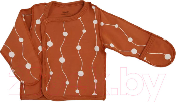 Изображение товара Распашонка Rant Hugs And Kisses / HK_PCB54-56 (Pattern Brown, р.56)