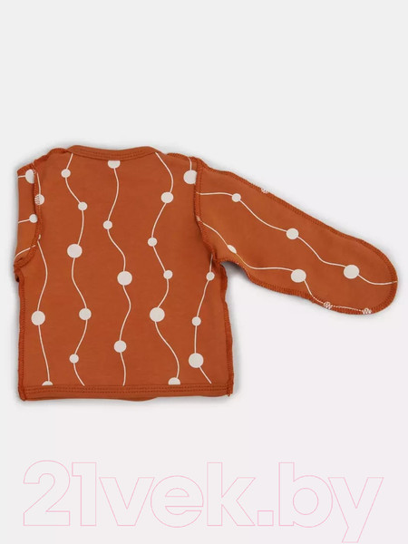 Изображение товара Распашонка Rant Hugs And Kisses / HK_PCB54-56 (Pattern Brown, р.56)