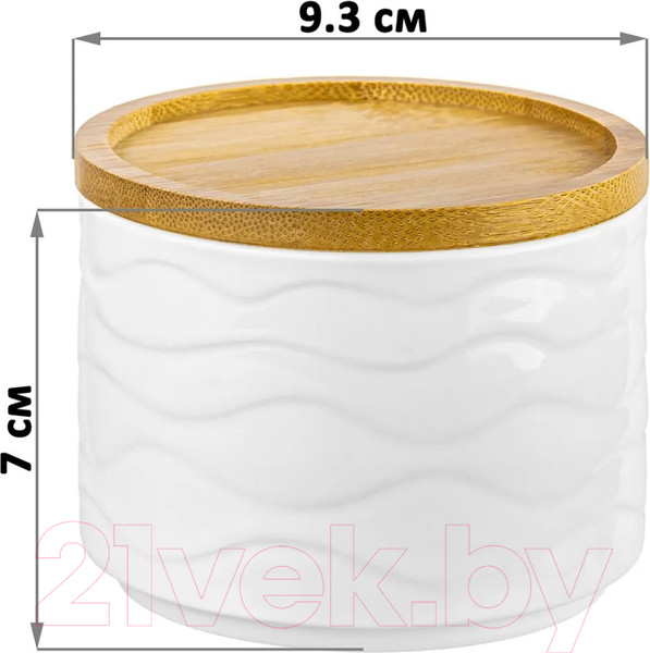 Изображение товара Емкость для хранения Elan Gallery Айсберг волны / 540196