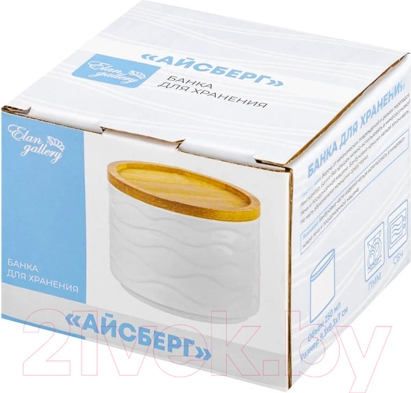 Изображение товара Емкость для хранения Elan Gallery Айсберг волны / 540196