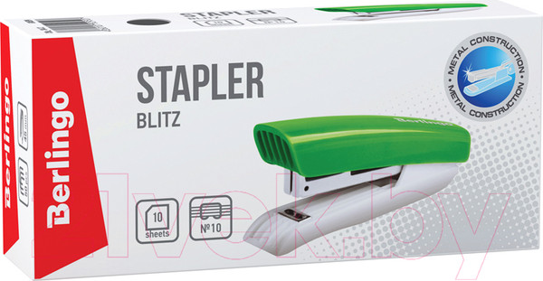 Изображение товара Степлер Berlingo Blitz / DSp_10412 (зеленый)