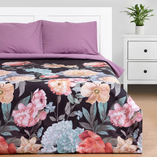 Изображение товара Комплект постельного белья Этель Flowers / 7914038