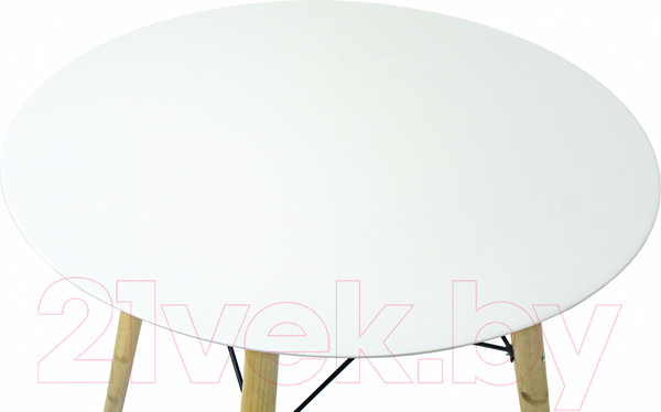 Изображение товара Обеденный стол Mio Tesoro МК д120 (белый)