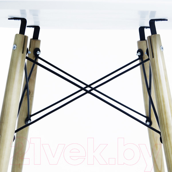 Изображение товара Обеденный стол Mio Tesoro МК д120 (белый)