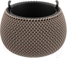 Изображение товара Кашпо El Casa Сфера / 640436 (серо-коричневый)