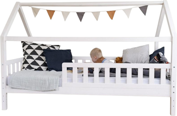 Изображение товара Стилизованная кровать детская Dipriz Д.80011.1 (белый)