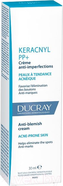 Изображение товара Крем для лица Ducray Keracnyl PP+ Успокаивающий Мультикорректирующий (30мл)