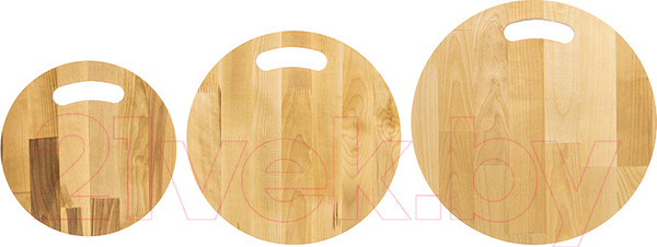 Изображение товара Набор разделочных досок Elan Gallery Круг с ручкой / 570090